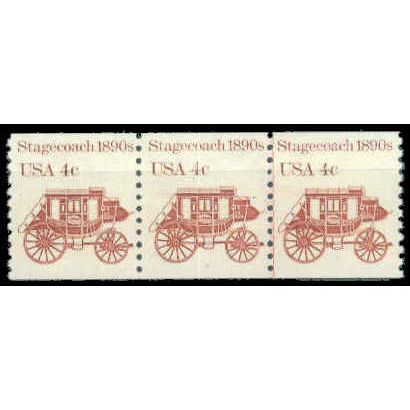 1898A 4c Stagecoach Fine MNH Dry Gum PNC 3/3 G0066