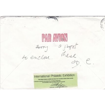 United States 1987 St Petersburg Fl Open Stadium-London Cover VGC written VGC