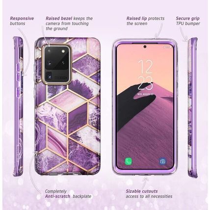 i-Blason Cosmo Series Case for Samsung Galaxy S20 Ultra 5G (6.9")-PURPLE-NEW