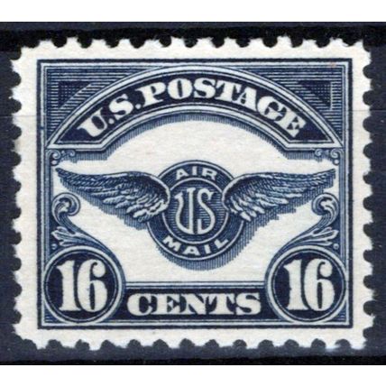 US C5 MLH VF/XF 16c dark blue Air Service Emblem Zayix Stamps 0225-MAR0011
