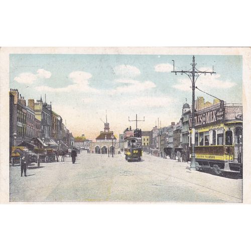 Stockton on Tees High Street Yorkshire Postcard (YKS75692)