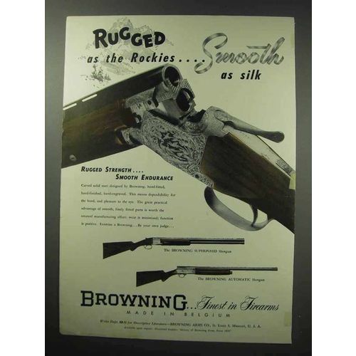 1950 Browning Superposed and Automatic Shotgun Ad
