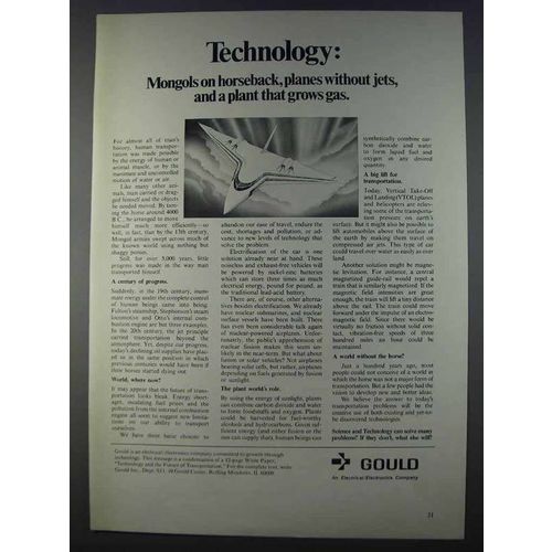 1980 Gould Electrical/Electronics Company Ad