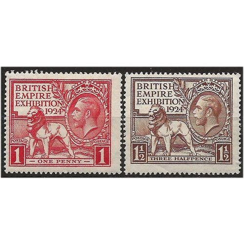 1924 SG430-431 Wembley Set Light Mounted Mint. .