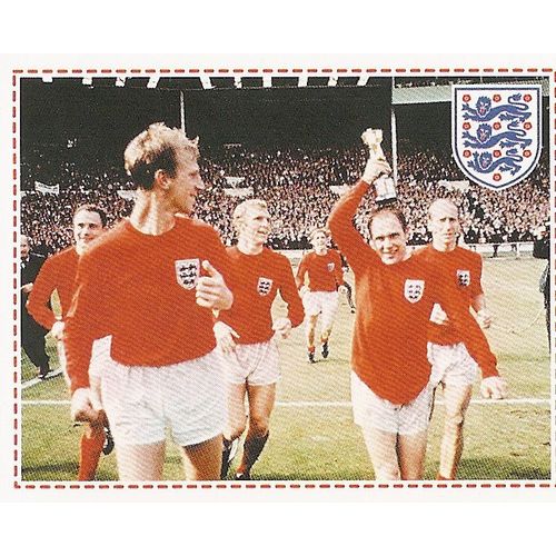 Topps ENGLAND 2012 Stickers: No.137 - World Champions 1966: England with trophy