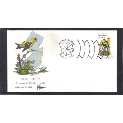 FDC Gill Craft 1982a 20c Goldfinch (Cachet-U/A) CV39882