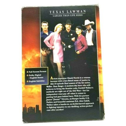 Walker Texas Ranger The Ninth Season The Final Season 2000 DVD (6-Disc Set) (L57