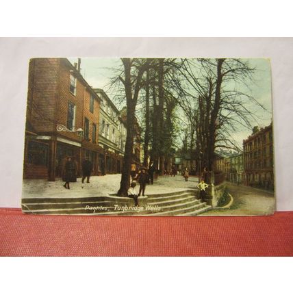 PANTILES, TUNBRIDGE WELLS, KENT used antique postcard 1906 pm =