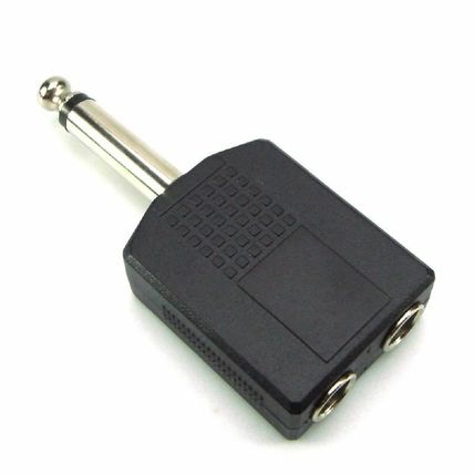 6.35mm (1/4") Stereo Audio Jack Plug Adapter Single Male to Female 6.35mm (1/4")