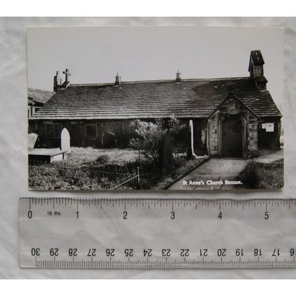 old postcard St Annes Church, Buxton