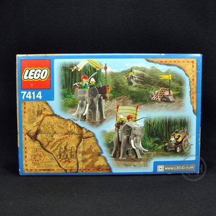 LEGO - Sealed Set – Adventurers – 7414 – Elephant Caravan