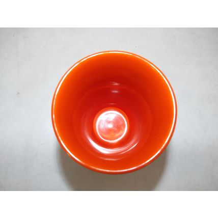 Rare Vintage Fiesta FIESTAWARE Water Cup Glass Radioactive Red Stamped 1930's