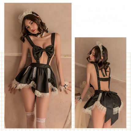 Sexy Lingerie Maid Women Dress Costume Female Servant Nightwear