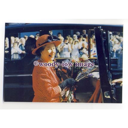 pq0091 - Queen Elizabeth at Bridgwater Somerset 1987 - postcard