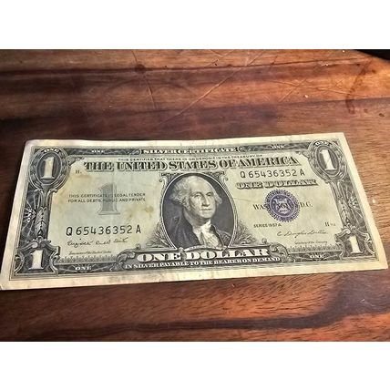 Usa 1 dollar 1957a blue note q 65436352 a
