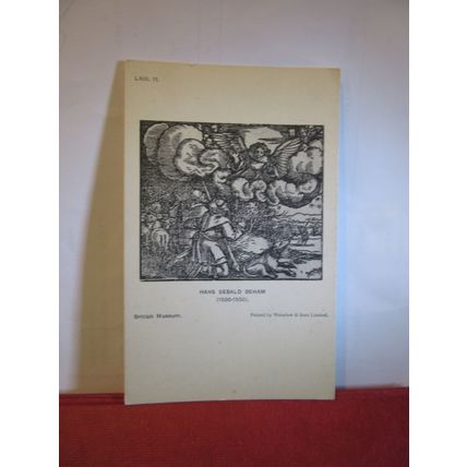 HANS SEBALD BEHAM, 1500-1550. unused vintage postcard BRITISH HISTORY MUSEUM =