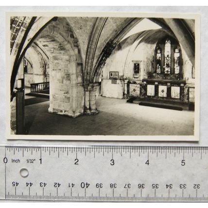 vintage postcard Grand Priory Church, Clerkenwell, London - South Chapel