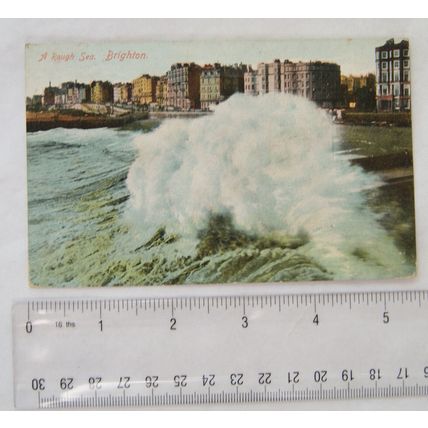 1905? postcard A Rough Sea, Brighton
