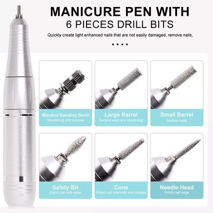45000 RPM Nail Drill Device Rechargeable Electric Nail File Machine for Nail Art