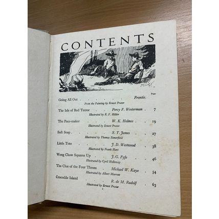 1926 "THE BOY'S BUDGET" FICTION LARGE ILLUSTRATED HARDBACK BOOK (P4)