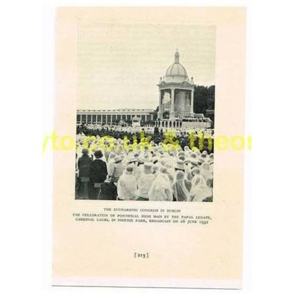 EUCHARISTIC CONGRESS, DUBLIN, 1932, Book Illustration