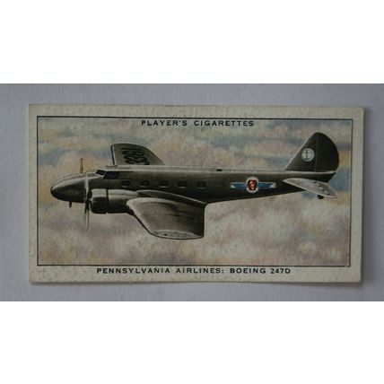 1936 John Player's International Air Liners 46 Pennsylvania Airlines, Boeing 247
