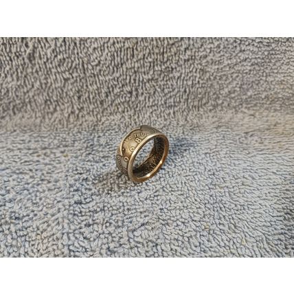 1968 Kennedy 40% Silver Half Dollars size 9 coin ring Handmade