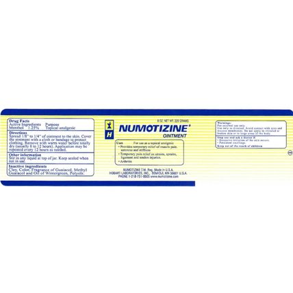 NIB! Numotizine Ointment 8oz Analgesic - Muscle Pain, Arthritis FREE Ship!