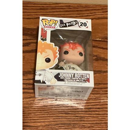 Funko Pop! Rocks: Sex Pistols - Johnny Rotten #20 Figure (Box & Protector)