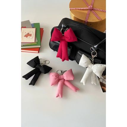 Pink Cute 3D Bow Knot Keychain