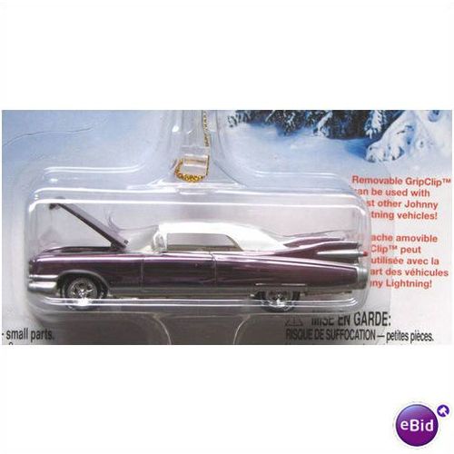 JL Johnny Lightning HOLIDAY chrome 1959 CADILLAC ELDORADO CONVERTIBLE