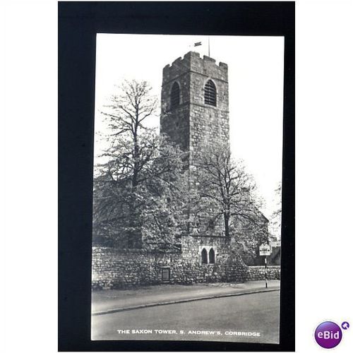 Northumberland CORBRIDGE Church Postcard by Rex Malden