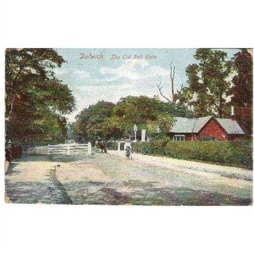 London - Dulwich - Old Toll Gates - postcard 1905 South Norwood pmk
