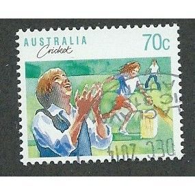 AUS 1989 70c 'SPORTS - CRICKET' FINE USED (EBID34-164)