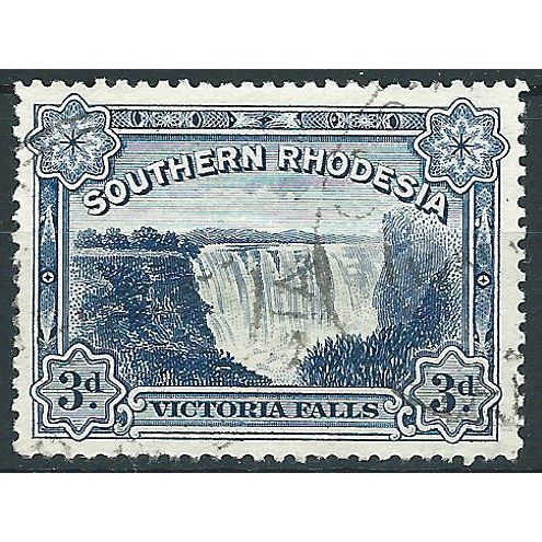 Southern Rhodesia 1932 SG30 3d Deep Ultramarine Fine Used .. .