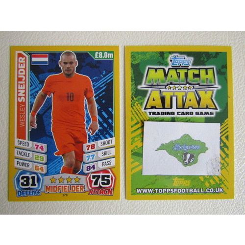 Match Attax 2014 Brasil World Cup Football Cards132-139 G Variants (EB2)