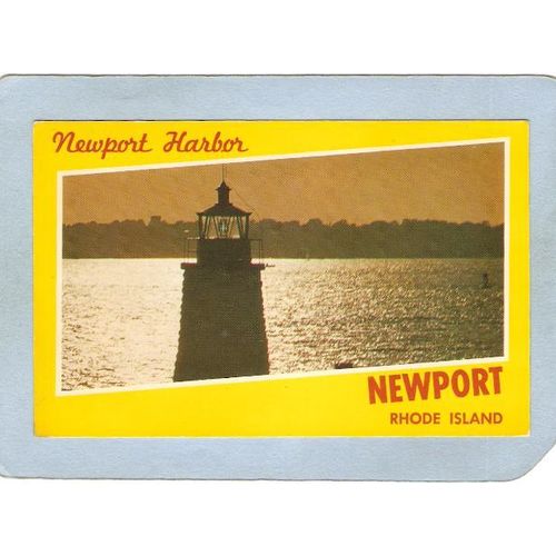 Rhode Island Newport Lighthouse Postcard Newport Harbor Light~913