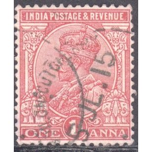 India 1911 - SG 161 - KGV 1a red - used 6