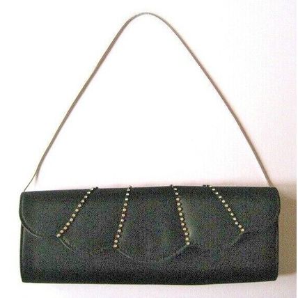 Ladies Black Clutch Bag.