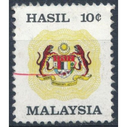 Revenue: 10c - Malaysia 1990 - Used Hinged