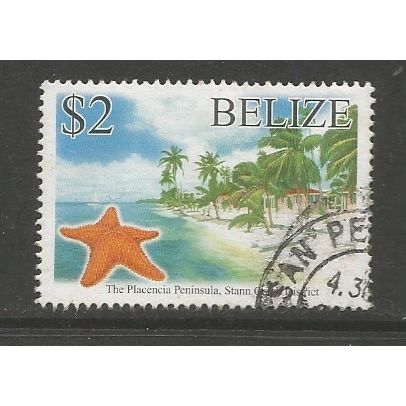 Belize 2005 Ecological and Cultural Heritage $2 Beach, used. SG1329