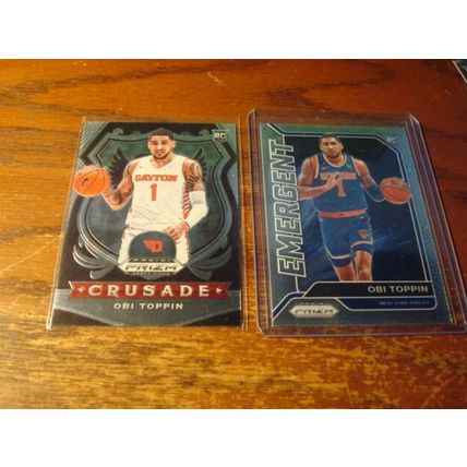 2020-2021, Panini, 7-Rc Cards, w/Variations, OBI TOPPIN, Knicks