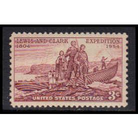 1063 3c Lewis and Clark Fine MNH MA0157