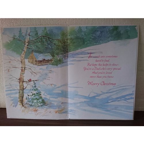 Medium/Large Christmas Cards - Very Special Dad - 02