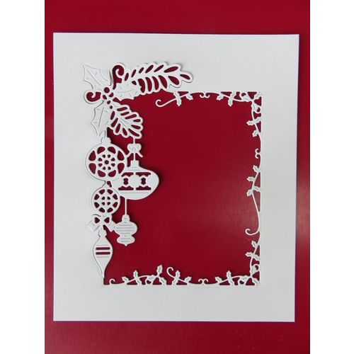 4 x Tattered Lace Die Cuts Melded Bauble Garland