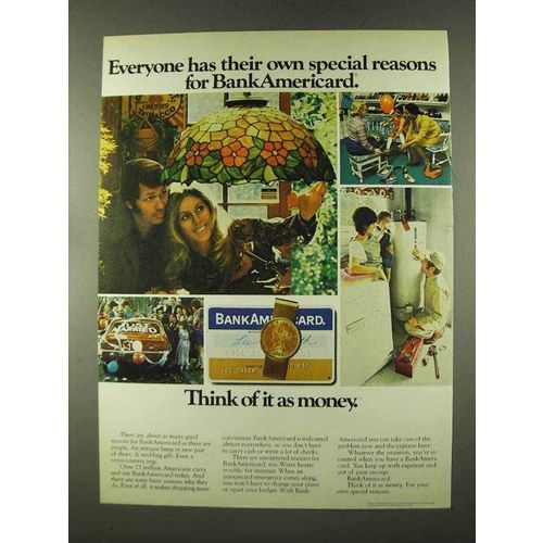 1973 Bank Americard Ad - Everyone Has Own Reasons