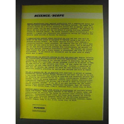 1979 Hughes Aircraft Ad - Apparel Manufacturers