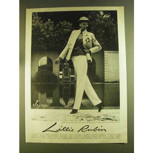1980 Lillie Rubin Jayna Fashion Ad