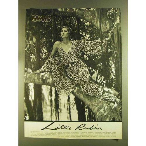 1980 Lillie Rubin Dominic Rompollo Fashion Ad