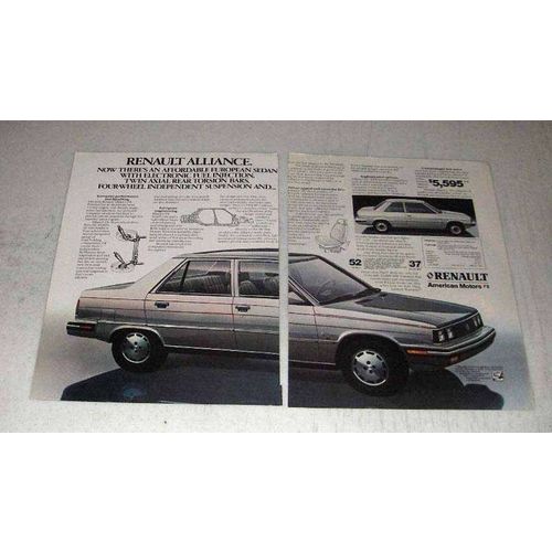 1982 Renault Alliance Ad - Affordable European Sedan